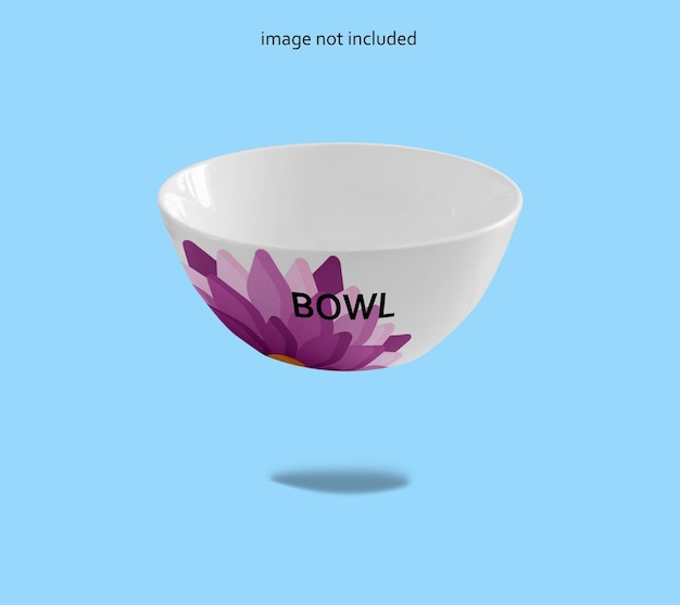 Modèle PSD de conception de maquette de bol réaliste