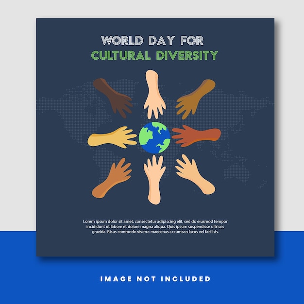 Modèle PSD de la journée mondiale de la diversité culturelle