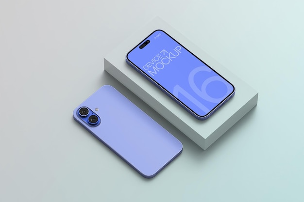 Modèle PSD de maquette de smartphone premium