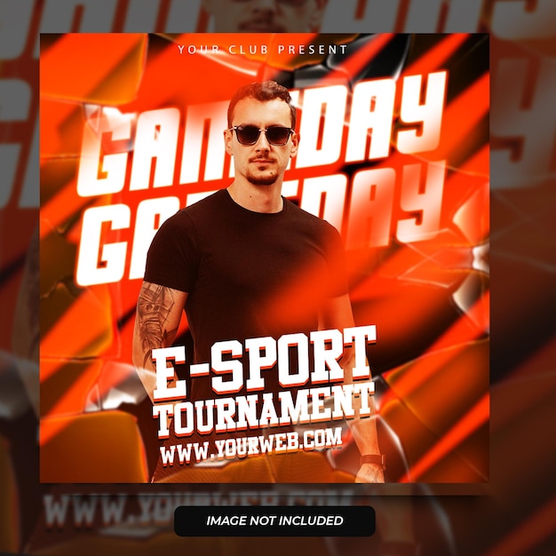 Modèle De Publication Ou De Flyer Sur Les Médias Sociaux Psd Esport Final Battle