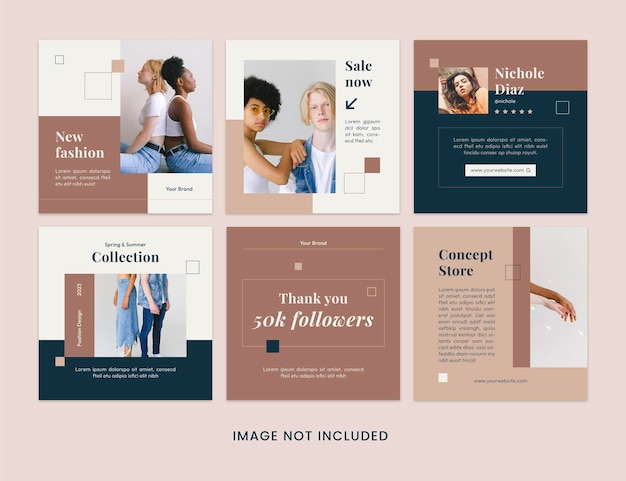 Modèle de publication instagram Domingo vol2