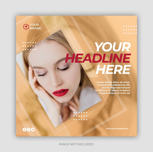 Modèle de publication Instagram ou flyer carré