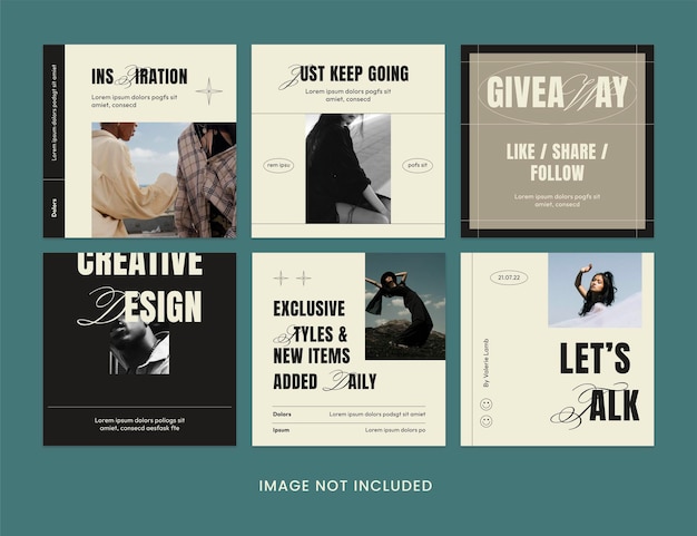 Modèle de publication instagram hino vol3