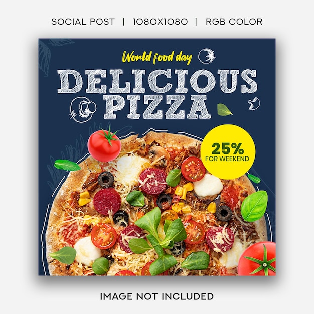 Modèle De Publication Instagram Pizza Social