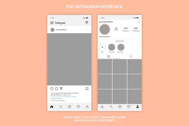 Modèle de publication Instagram Premium