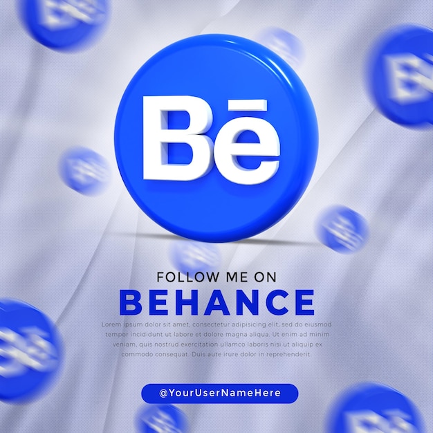 Modèle De Publication De Logo Brillant Bedance Et Médias Sociaux