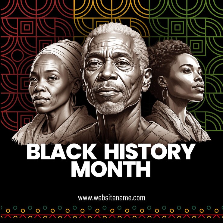 Modèle de publication sur les médias sociaux du mois de l'histoire des Noirs