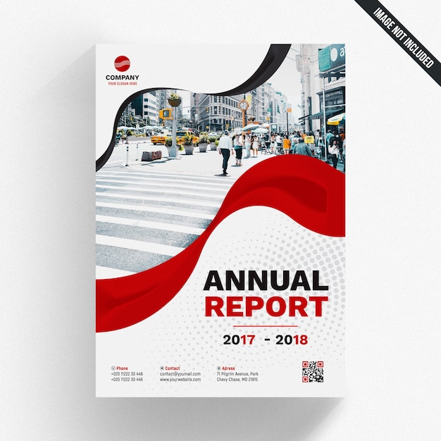 Modèle de rapport annuel ondulé