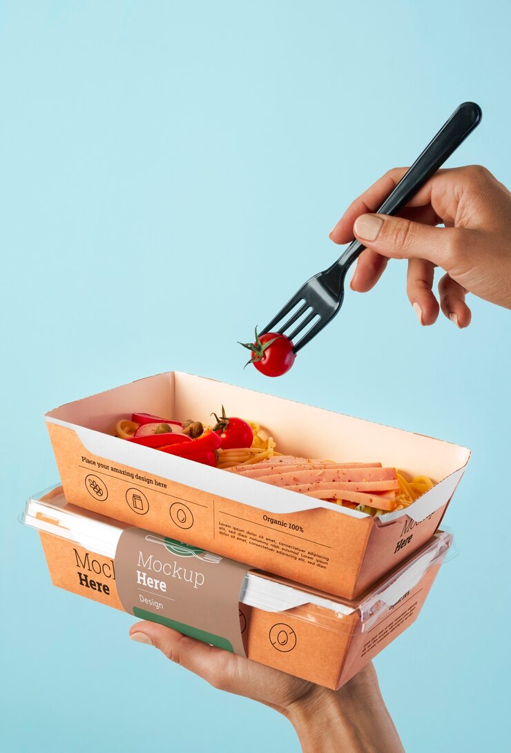 PSD modèle de repas préparé