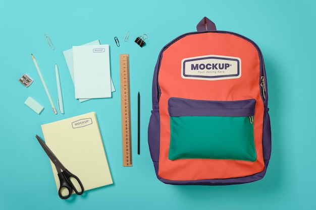 Modèle de sac à dos scolaire Modèle de conception