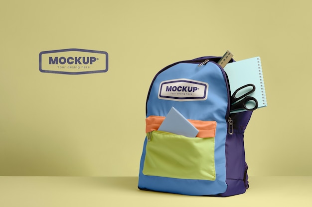 Modèle de sac à dos scolaire Modèle de conception
