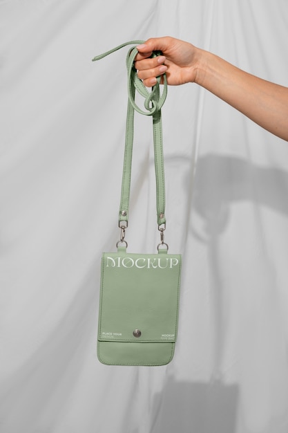 Modèle de sac écologique vert pour les voyages durables