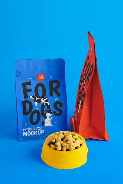 PSD modèle de sac à nourriture pour animaux de compagnie