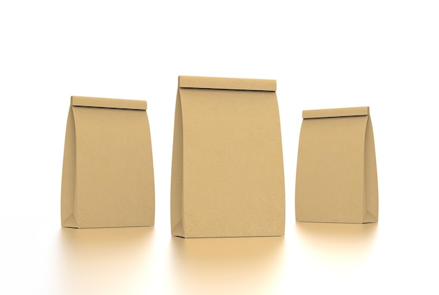 Modèle de sacs en papier Kraft