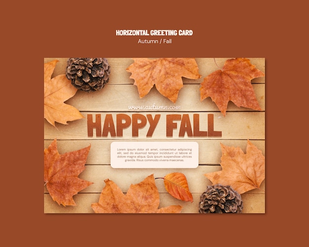 Modèle de saison d'automne
