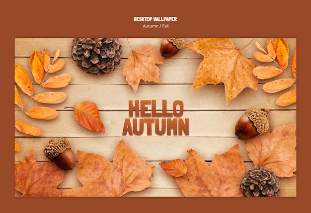 Modèle de saison d'automne