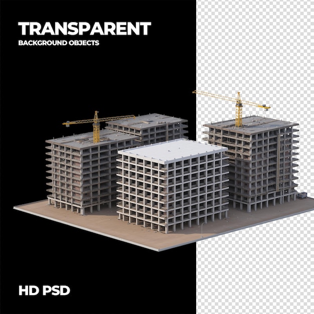 Modèle de site de construction PSD