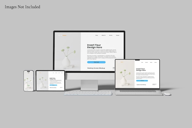 Modèle de site Web réactif à plusieurs appareils