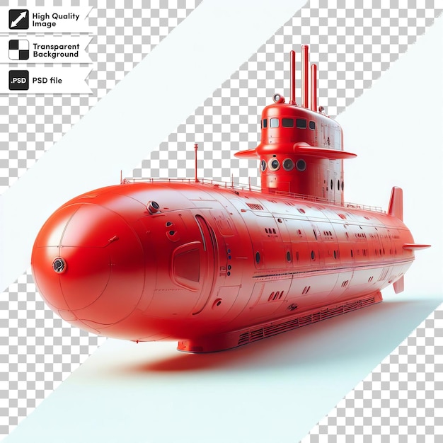 PSD un modèle de sous-marin avec les mots snorkel sur le devant