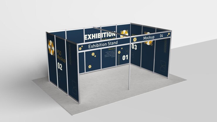 Modèle de stand d'exposition du schéma Shell