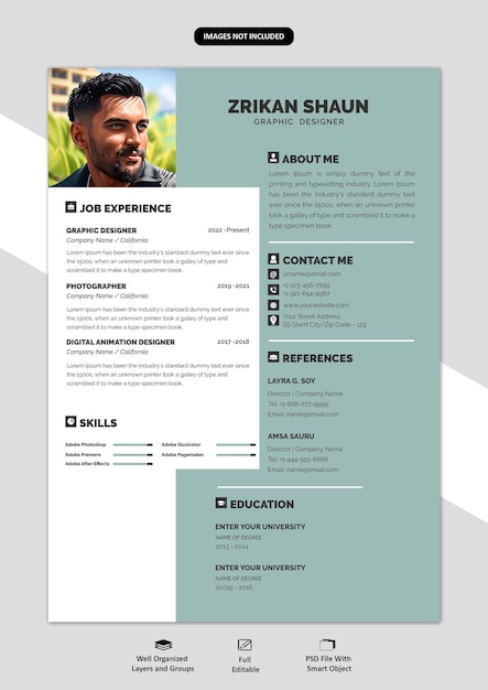 modèle de style CV