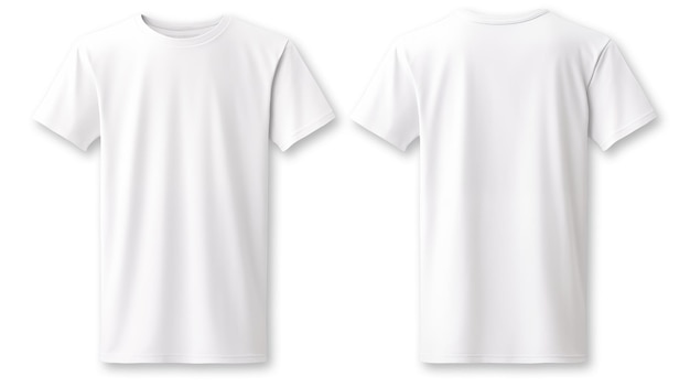 modèle de t-shirt blanc