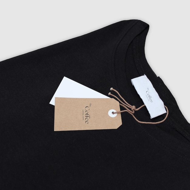 Modèle de T-shirt sans étiquette pour adultes