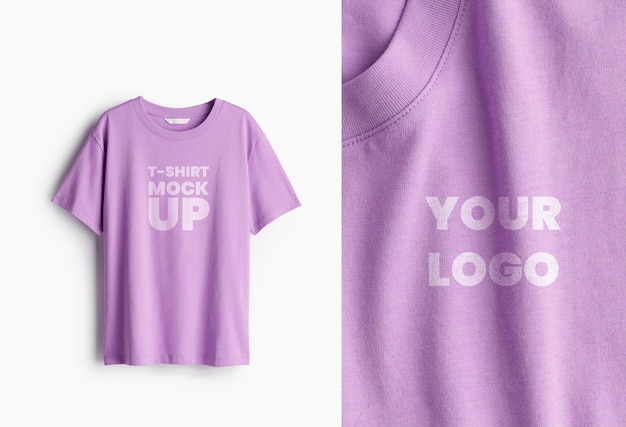 Modèle de T-shirt surdimensionné PSD