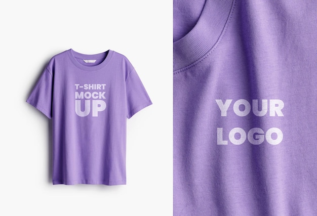 Modèle de T-shirt surdimensionné PSD