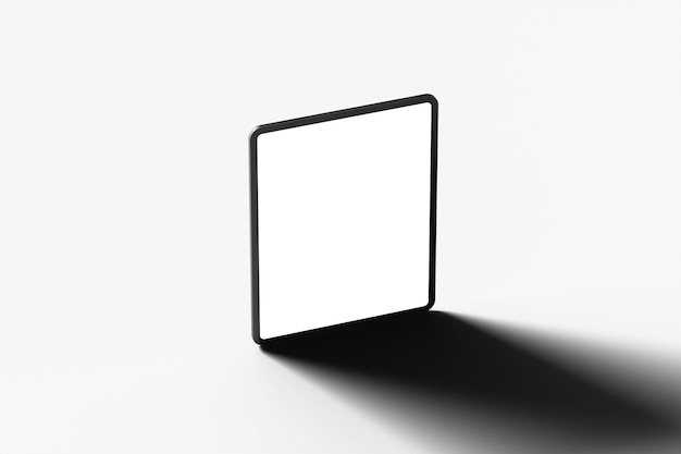 modèle de tablette à fond blanc