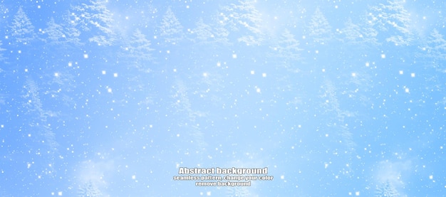 Modèle de texture de flocon de neige abstrait d'hiver avec personnalisation de la couleur et arrière-plan transparent