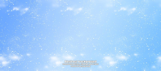 Modèle de texture de flocon de neige abstrait d'hiver avec personnalisation de la couleur et arrière-plan transparent