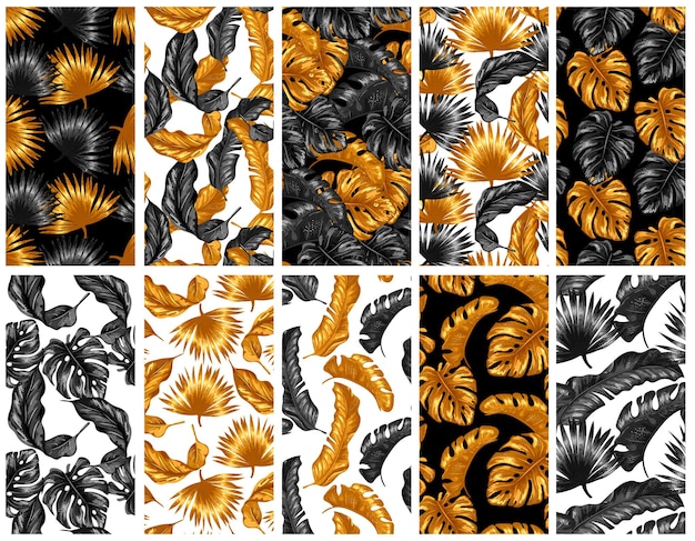 modèle tropical sans couture