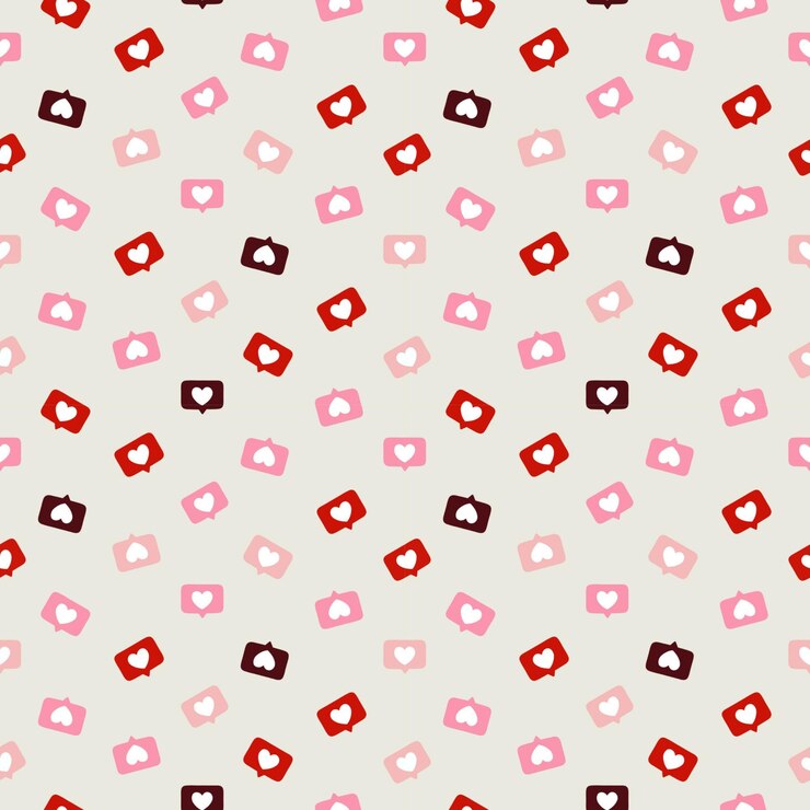 PSD modèle de valentine modèle de jour de la valentine motif de cœur