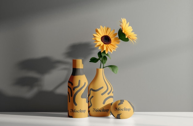 PSD modèle de vase à fleurs