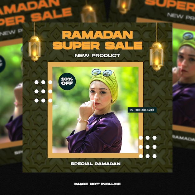 modèle de vente de mode ramadan