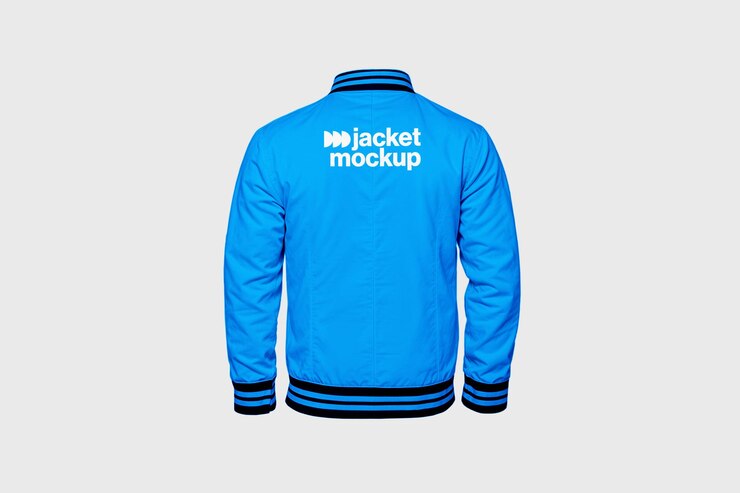 PSD modèle de veste à l'arrière