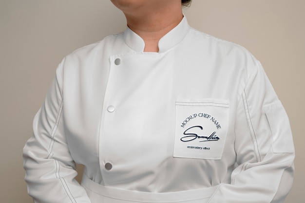 Modèle de veste de chef