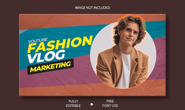 Modèle de vignette youtube ou de bannière Web pour les entreprises et le marketing numérique