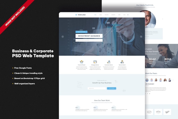 Modèle Web d'entreprise et d'entreprise