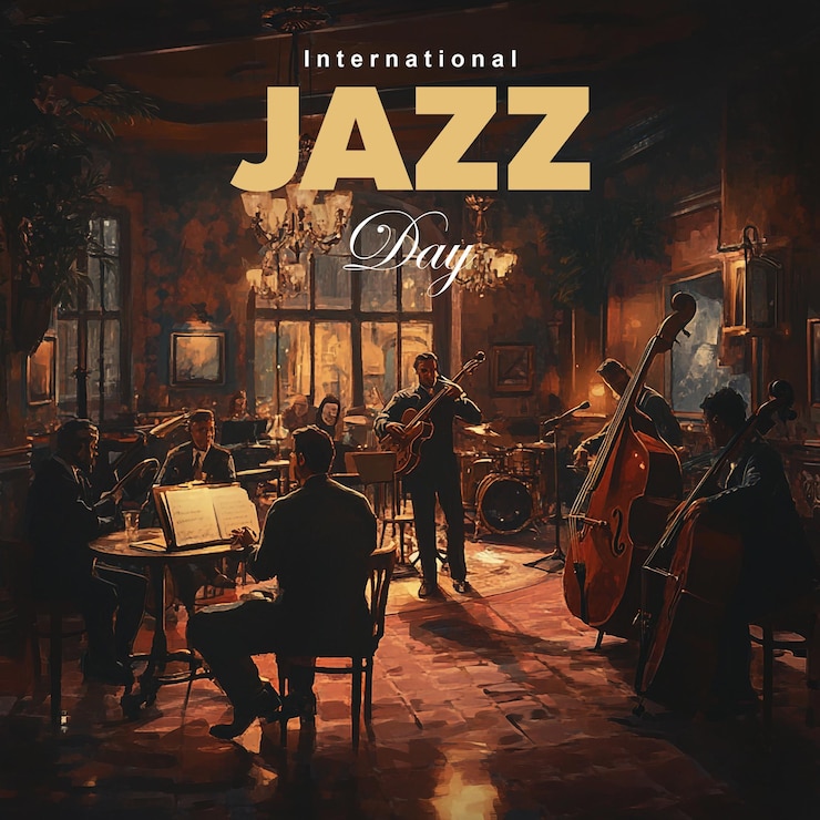 PSD des modèles de bannières artistiques pour la journée internationale du jazz