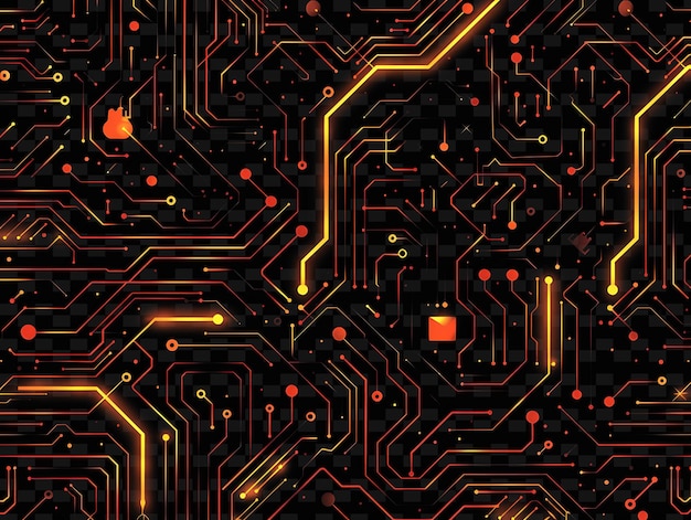 PSD des modèles de circuits au néon brillants, des circuits de texture, du matériau, de la texture, de la forme, de l'arrière-plan, de la décoration.