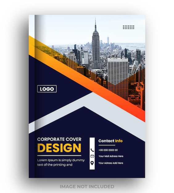 Modèles de couverture de livre de look moderne, modèle d'entreprise créative