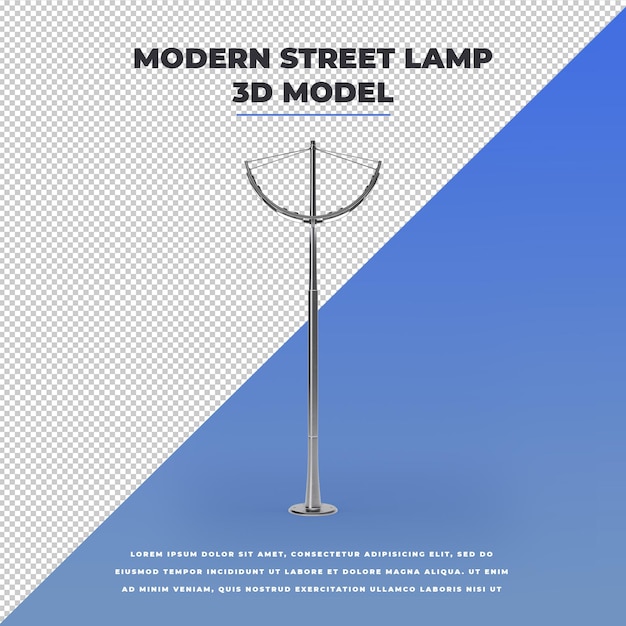 PSD modèles de lampadaires