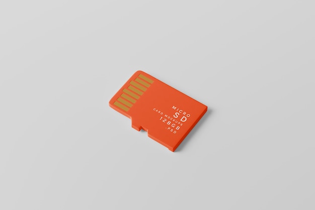 Modèles De Maquette De Carte Mémoire Micro Sd