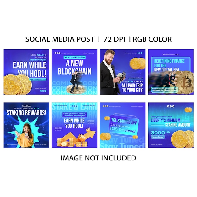 Les modèles de publications Instagram pour le trading de cryptos