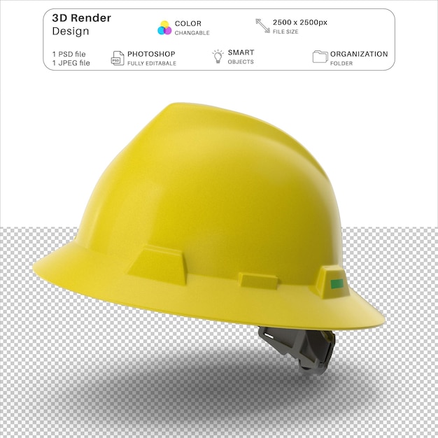 Modélisation 3D du casque de sécurité