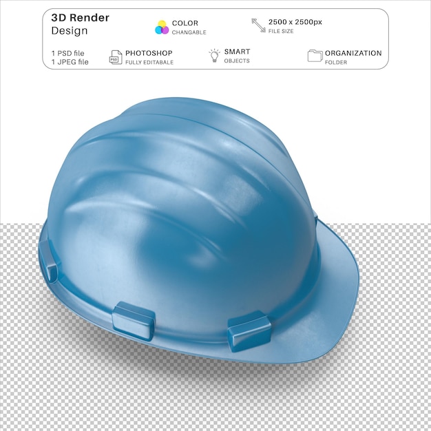 Modélisation 3D du casque de sécurité