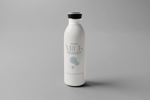 Modell der Glasmilchflasche