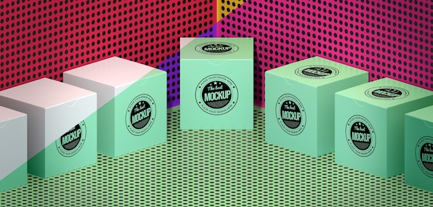 Modell der Verpackungsbox